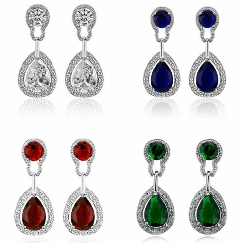 Birne -/- Tropfen-Butterfly-Verschluss Mode-Ohrschmuck