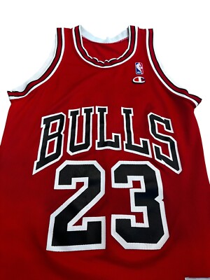 Vintage Michael Jordan #23 Chicago Bulls Champion NBA Jersey