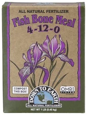 Down to Earth Organic Fish Bone Meal Fertilizer Mix 4-12-0