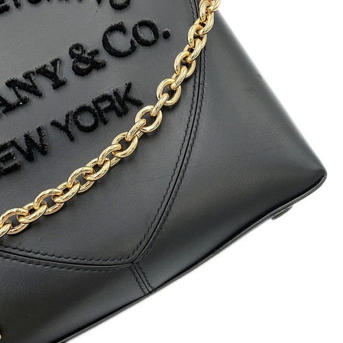 TIFFANY&Co. Return to TIFFANY&Co. Bag Charm Tote Bag Size Mini Calf Leather ... - Picture 7 of 19