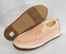 Girls Kids Youth Sperry Moc-Sider Blush STK165978 Pink Canvas Moccasins Shoes
