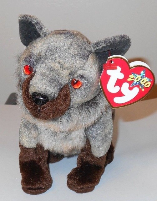 wolf beanie baby