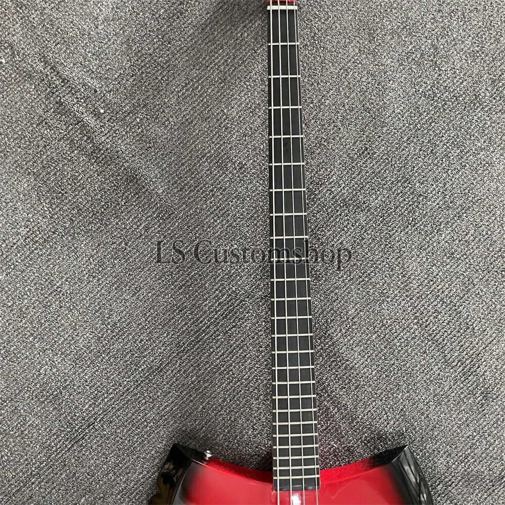 Marceline's Axe Bass Adventure Time 4 String Red Double Sided Bass