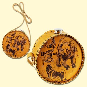 Grande Flasque Ronde en Inox - Cadeau Chasseur - Chasse a ...