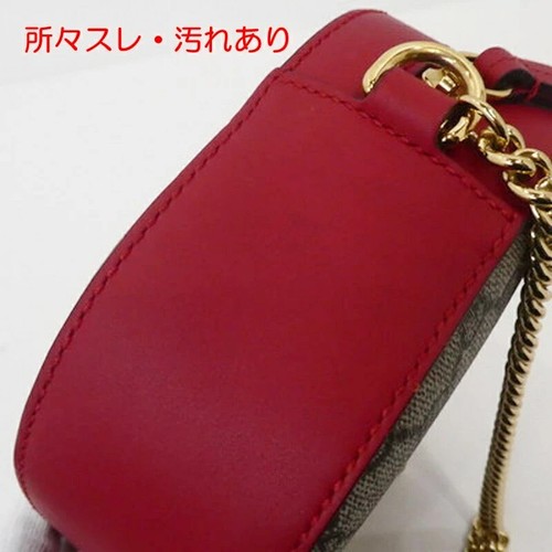 Gucci GG Supreme Holiday Collection Shoulder Bag Canvas Beige Red 40953 Auth - Picture 9 of 20