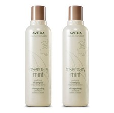 Image of Aveda Rosemary Mint Purifying Shampoo 2x Clarifying Normal Oily Hair 250ml