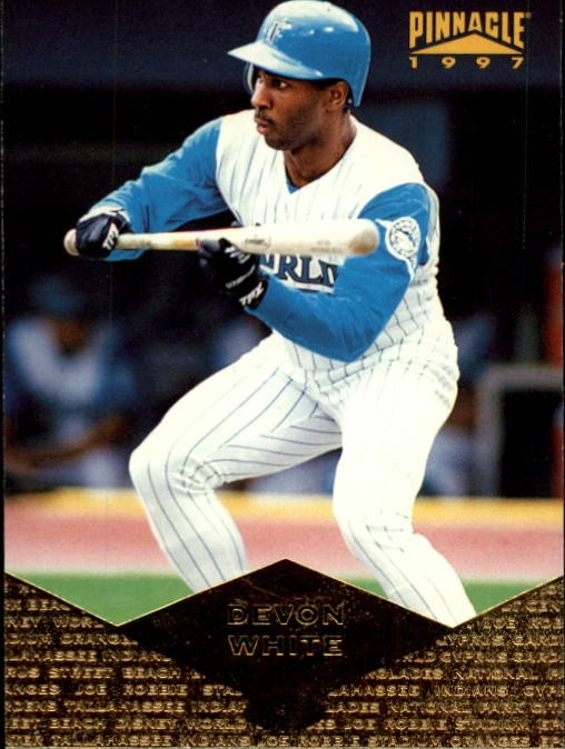 1997 Pinnacle Baseball Card #40 Devon White