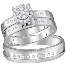 1/3CTW-DIA FASHION TRIO SET