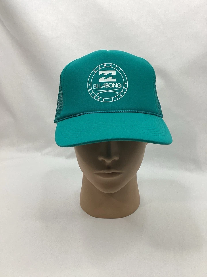 Gorra Hawaiana de Colección por BillaBong Malla-Back Estilo Camionero Cuerda Bill OSFM Foto 2 de 4