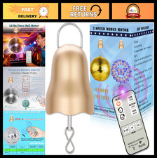 Cordless Disco Ball Motor with Remote - 1-30 RPM Adjustable Speed Spinner for Wi