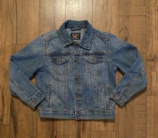  1283 Place Denim Blue Jean Jacket Youth M/M 7/8