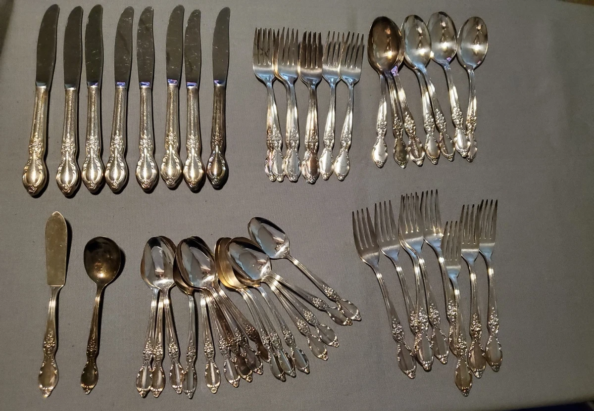 Wm. Rogers & Son Antique US Silver-Plated Flatware Sets for sale