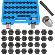 Mercedes Benz Wheel Lock Key Set Anti Theft Socket 32 Pc