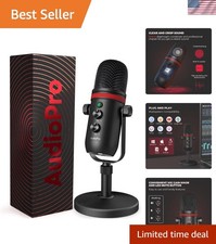 USB Microphone, Computer Condenser Gaming Mic for PC/Laptop/PS4/5, Headphone ...