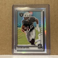 2025 Panini Donruss Optic Jakobi Meyers #77 Holo Prizm