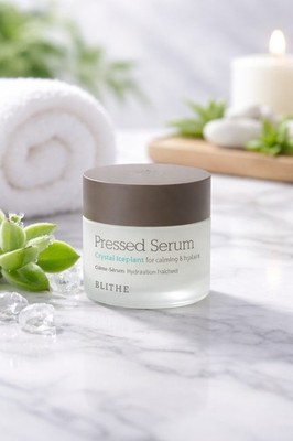 Blithe Pressed Serum Crystal Iceplant 20ml Hydrating Calming Face Moisturizer