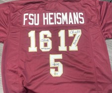FSU Heisman Jersey Signed By Jameis Winston, Charlie Ward, & Chris Weinke!