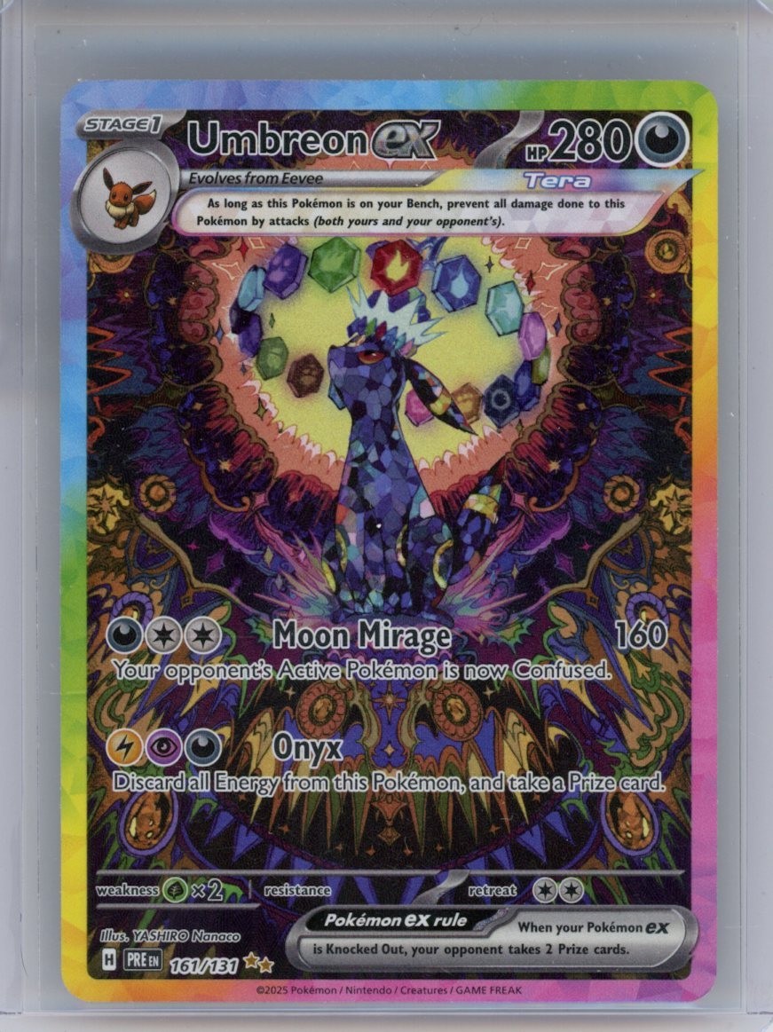 2025 Pokemon 161/131 Umbreon ex Prismatic Evolutions