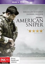 American Sniper DVD Directed by Client Eastwood Region 4 Brand New Sealed