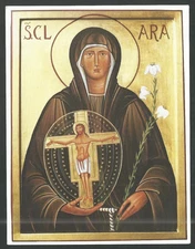 Holy card de Sta Rosa de Lima santino image pieuse estampa