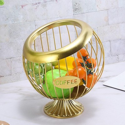 Coffee Pod Holder Storage Basket Iron Espresso Capsule Household Container for