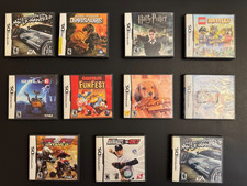 Nintendo DS EMPTY Game Cases w / Original Manuals Lot of 11
