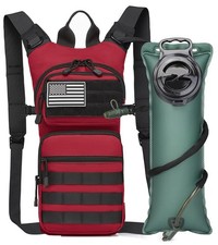 ATBP Insulated Water Hydration Pack Bag with 3L TPU Bladder Tactical Molle Hydra