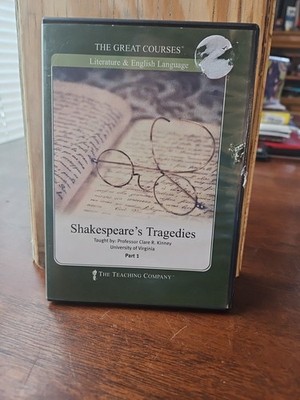The Great Courses Shakespeare's Tragedies 2 (DVD, 2007) Set Part 1 Prof C Kinney
