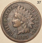 1883 Indian Head Penny Cent