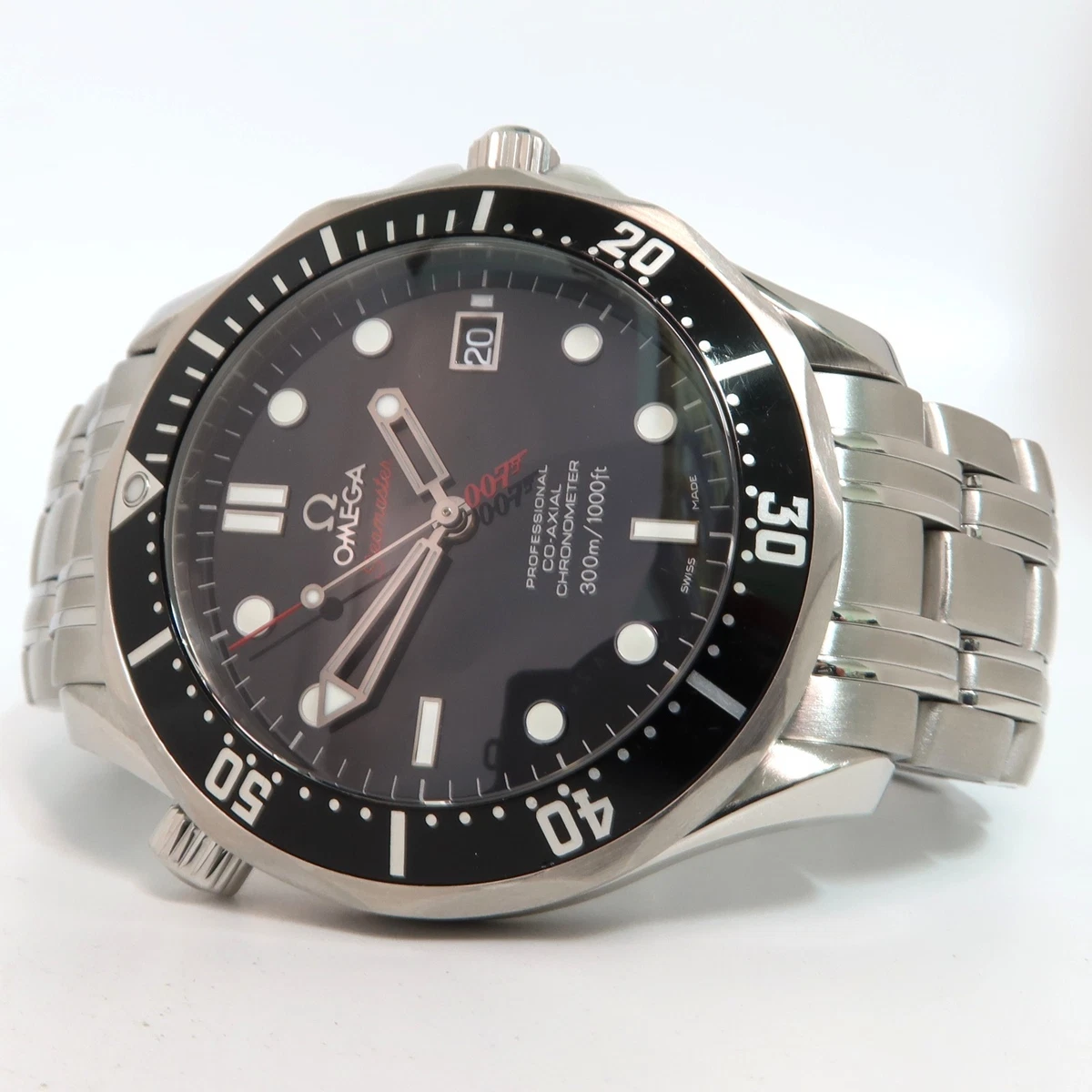 【ノーメンテナンス還元価格】オメガ シーマスタープロ･007 LIMITED 212.30.41.20.01.001 SS 自動巻 Omega Seamaster 007 James Bond 41MM Black Dial Automatic 212.30