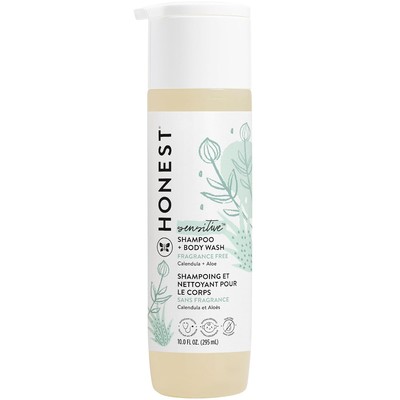 The Honest Company 2-in-1 Cleansing Shampoo + Body Wash 10 Fl Oz (Pack of 1) 