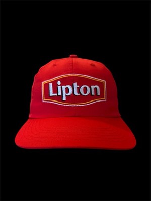 Vintage 1999 Lipton Tea SnapBack Hat Cap 