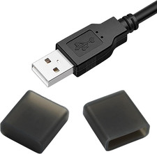 USB Cover Cap 20 Pcs Silicone Type A Male Plug Dust Protector Caps Flash Drive