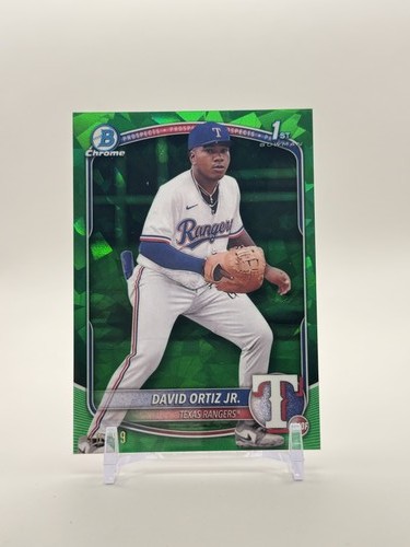 David Ortiz Jr. [Green] #BCP-29 2025 Bowman Chrome Prospects card