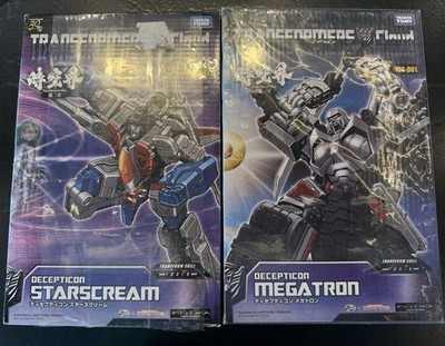 トランスフォーマー クラウド 時空間 メガトロン スタースクリーム フィギュア New Takara Tomy Transformer Cloud MEGATRON+STARSCREAM TFC-D01+D02