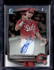 2025 Bowman #CPA-IC Ichiro Cano Hernandez Chrome Prospect Autographs