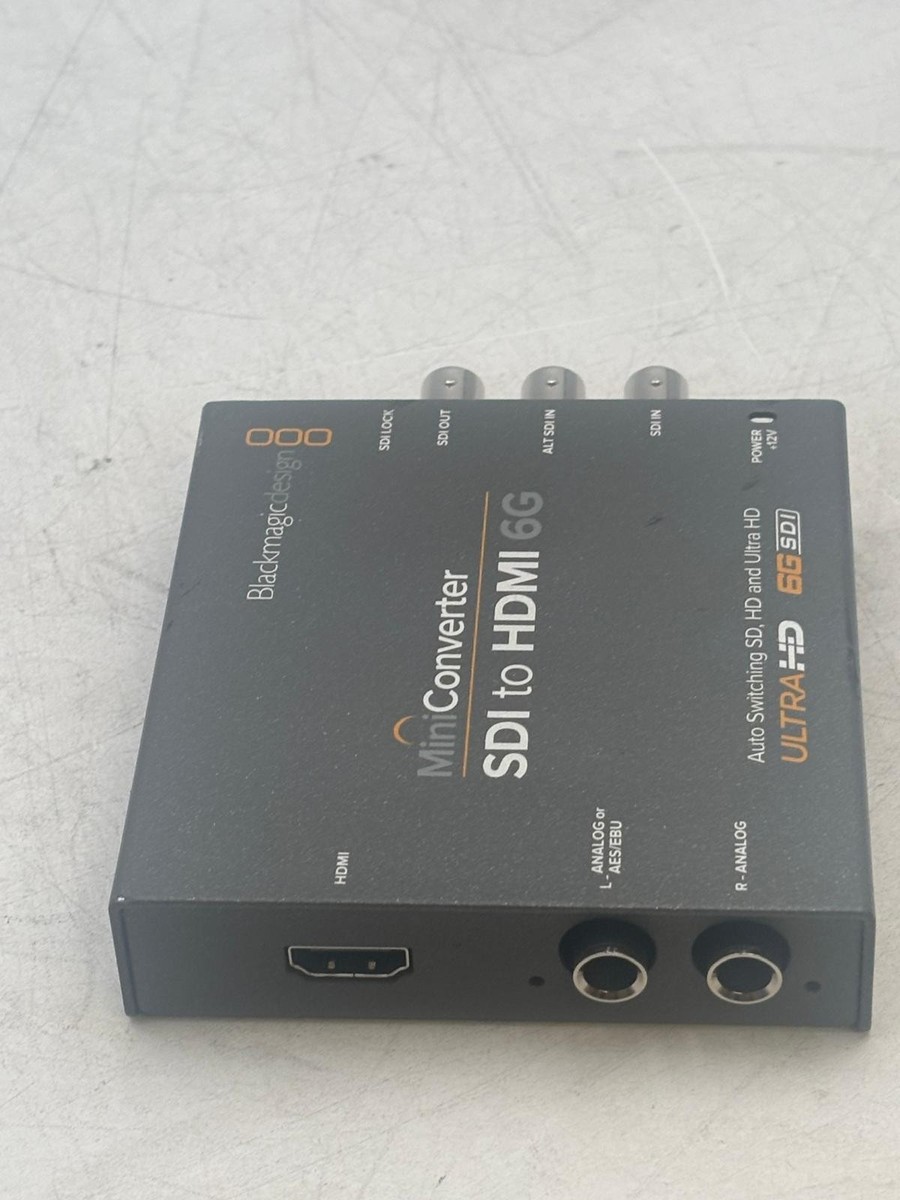 Blackmagic Design Mini Converter SDI to HDMI 6G | eBay