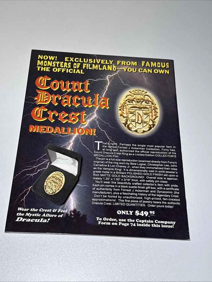 Famous Monsters of Filmland (March 1995, No. 207) Vintage Movie Monsters Mag! - Image 2 of 4