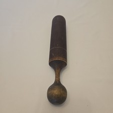 Antique Primitive Wooden Pestle Masher Smasher Farmhouse Kitchen Tool Sieve...