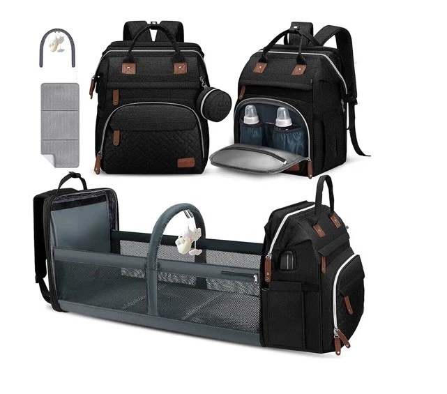 Diaper Bag Backpack � Large Capacity Baby Diaper Bag with Changing Pad, Water...