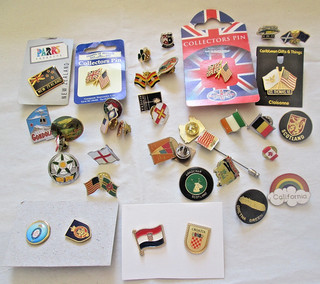 Job Lot Assorted Bundle Collection National Country Tourism Souvenir Pin Badges