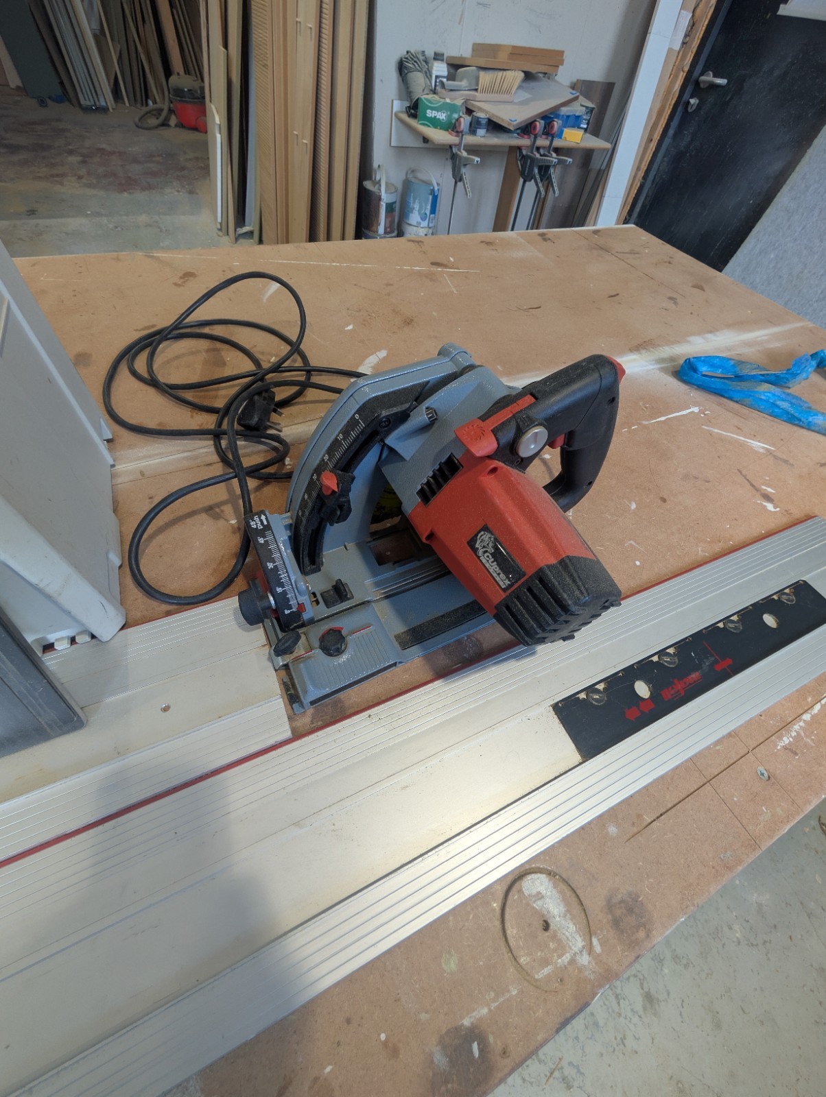 Mafell MT55cc MidiMax Plunge Circular Saw 55mm 210mm Blade w/ Case & Guide Rail 2