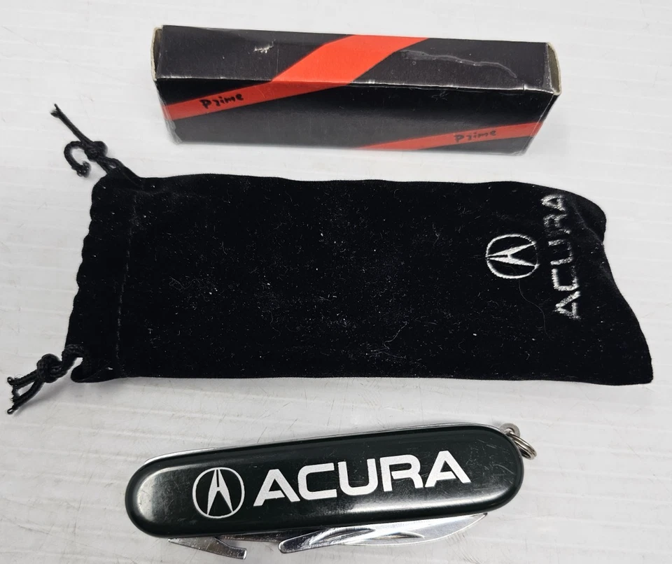 Navaja suiza Acura con estuche limpia multiusos utilitaria negra Foto 2 de 4