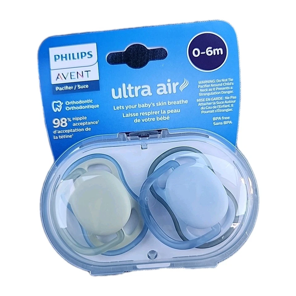 Chupete PHILIPS AVENT Ortodoncia 0-6 Meses Ultra Air Pack 2 Foto 4 de 4