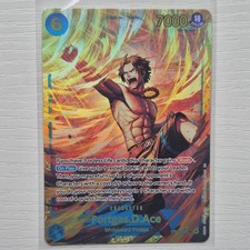 Bandai One Piece Card Game Portgas D. Ace OP13-119 Secret Rare Foil English