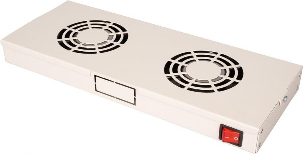 3991340 ROLINE ROLINE 19 Zoll Lüftereinheit 2 Lüfter ON/OFF grau (26.21.0303)