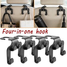4PCS Car Seat Back Headrest Hooks Hanger Holder Hook for Bag Purse Shopping US