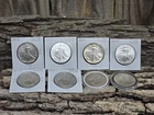 1 oz American Silver Eagle BU  - Lot of 8
