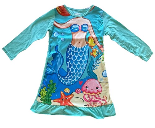 Children’s Mermaid Dress Night Gown Size Child M - Picture 1 of 3