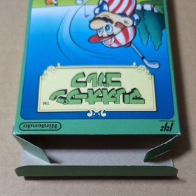 Box theory exists Mario Open Golf Nintendo Famicom FC Retro Game Box has dirt
